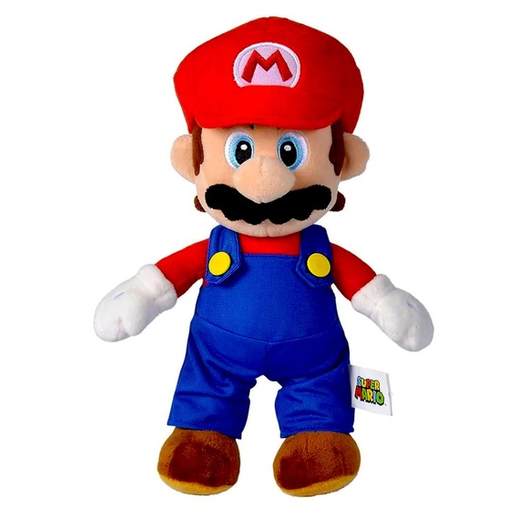Nintendo Super Mario Plush - Red, Blue, and White - Picture 1 of 3